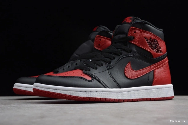  Banned High Retro 555088-001 OG Jordan 1 Air Black Red Bred 0930